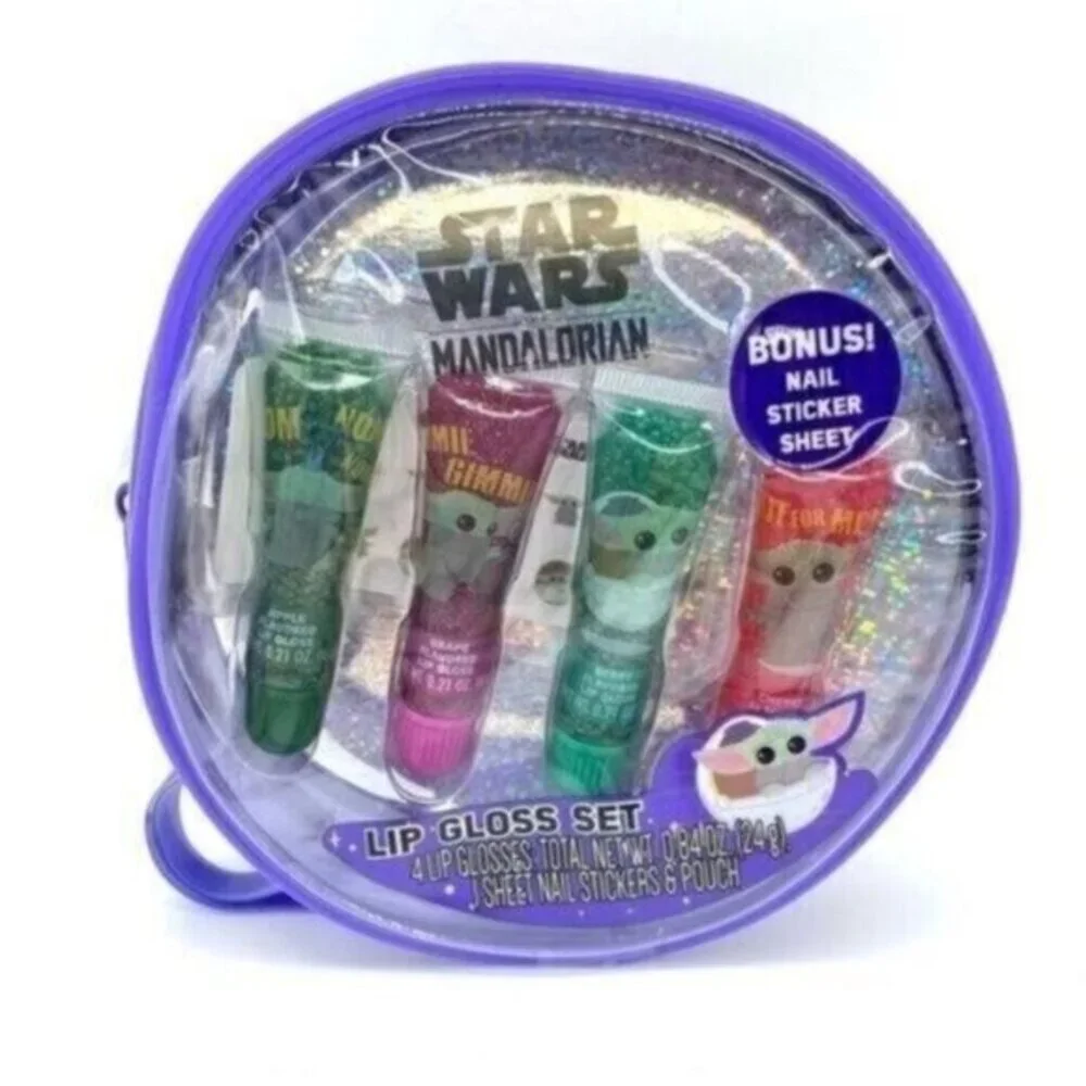 Star Wars Mandalorian Lip Gloss Set New
